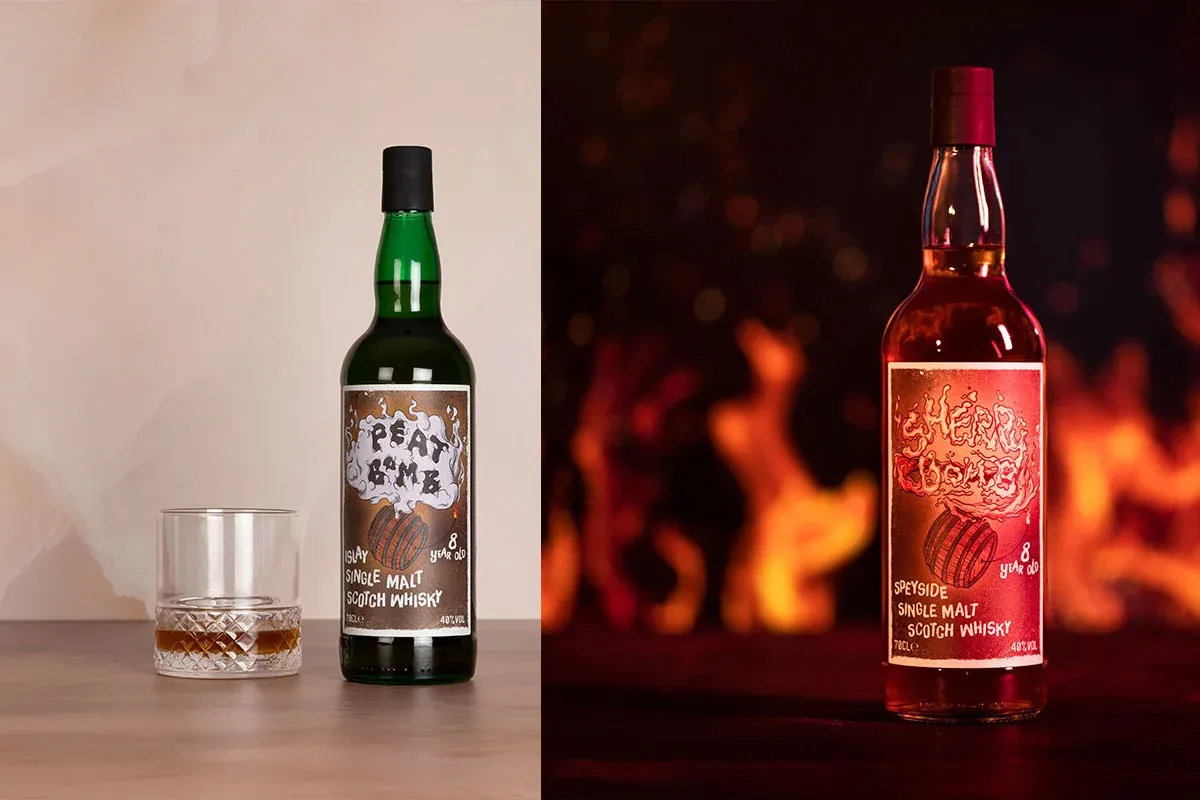 Sherry Bomb 8 Years Old vs Peat Bomb 8 Years Old 